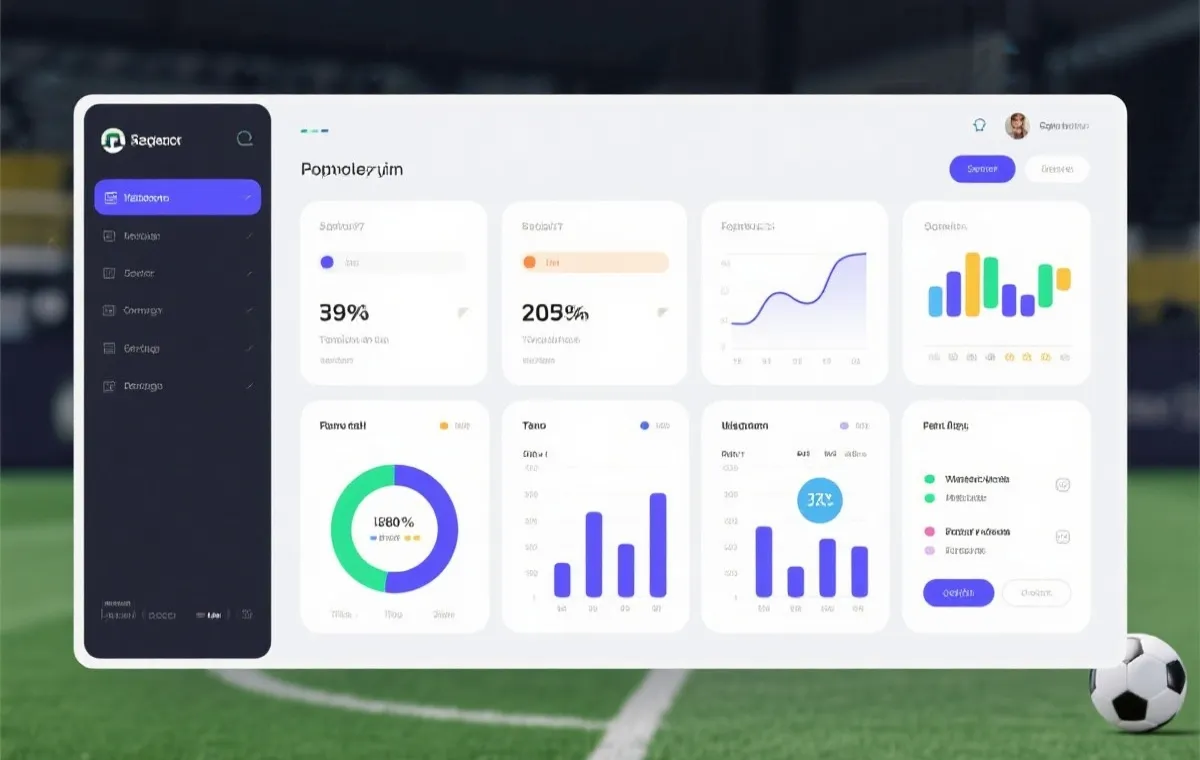 体育数据与资讯界面示意